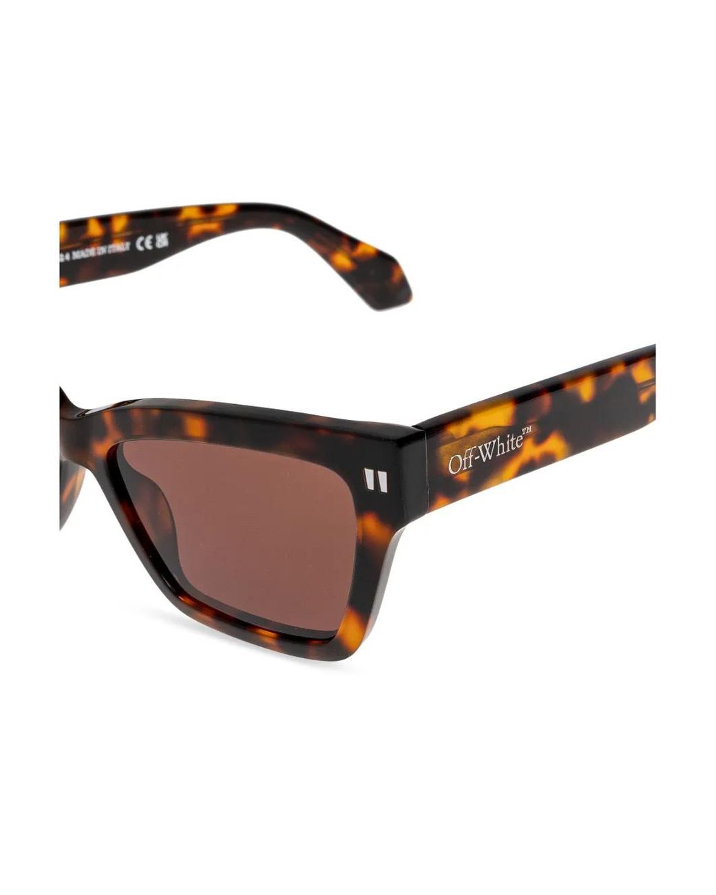 Off-White c/o Virgil Abloh Brown Cincinnati Sunglasses