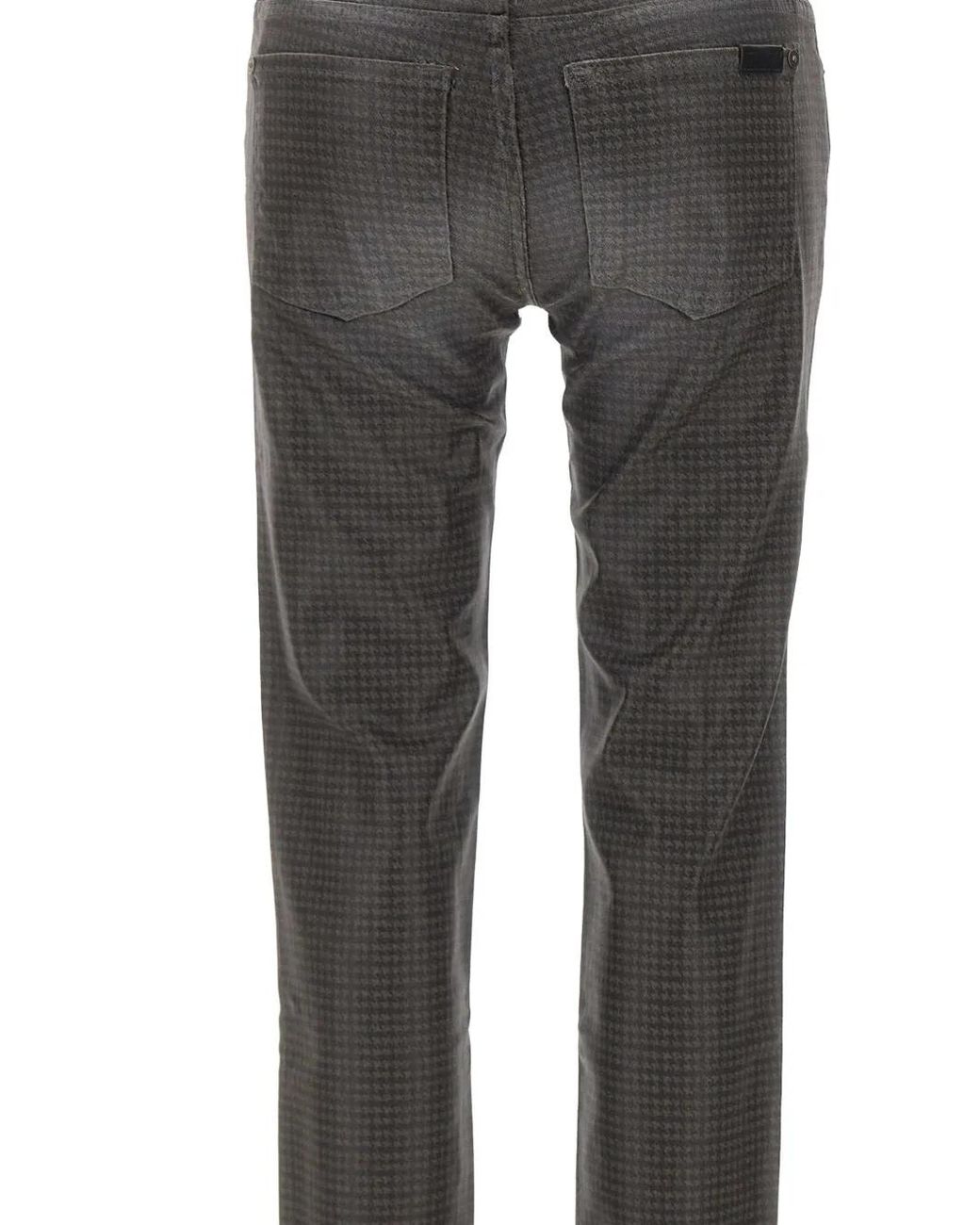 7 For All Mankind Gray Y2K Skinny Houndstooth Jeans