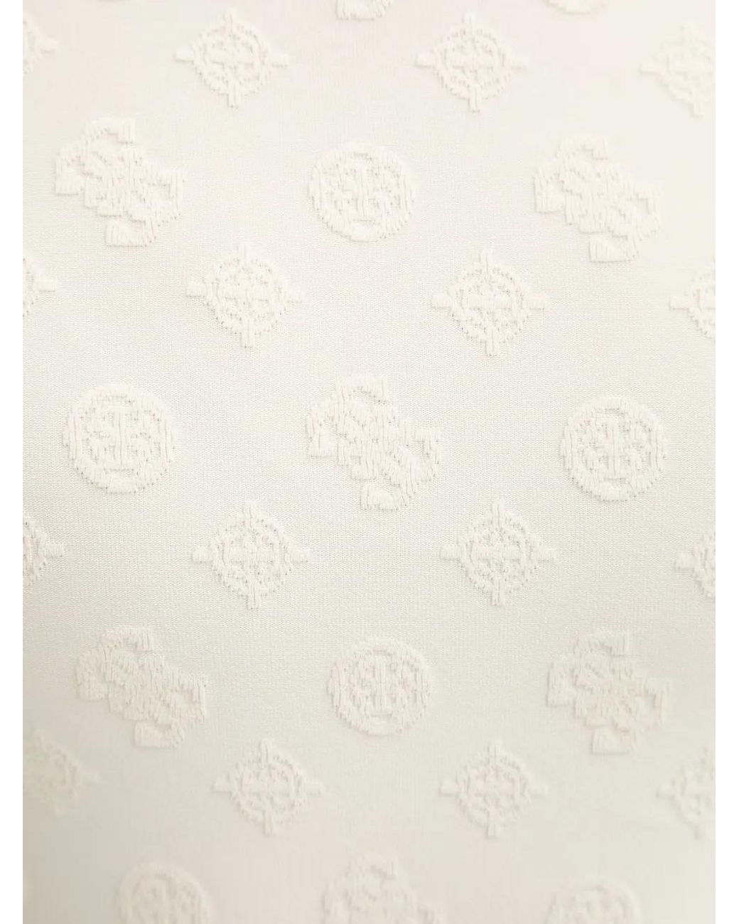 Guess White All Over Logo Top