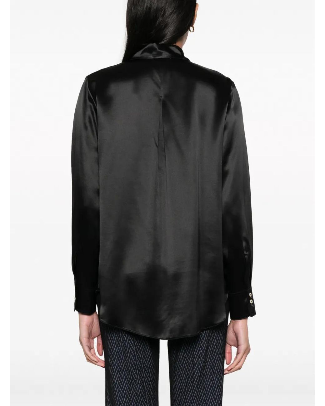 Forte_forte Black Forte_forte Satin Viscose Shirt