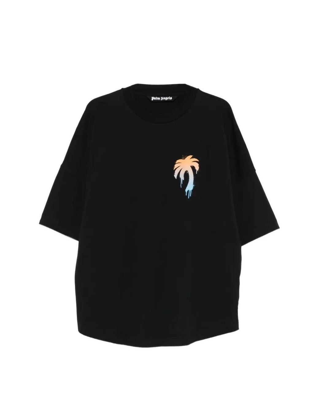 Palm Angels Black I Love Pa Over T-Shirt for men