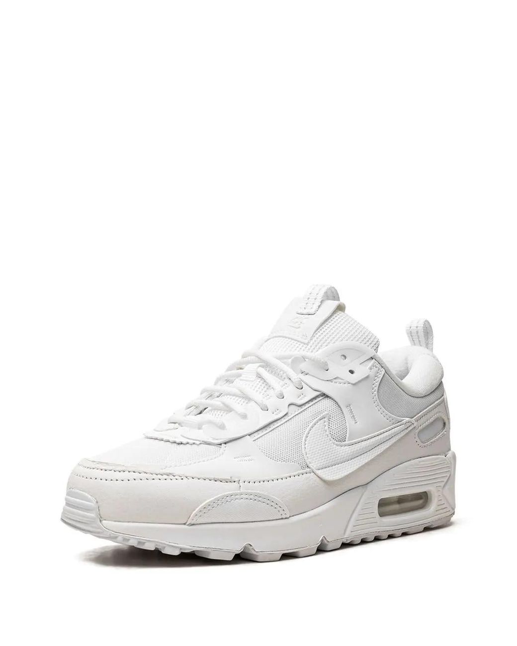 Nike White Air Max 90 Futura "Triple" Sneakers
