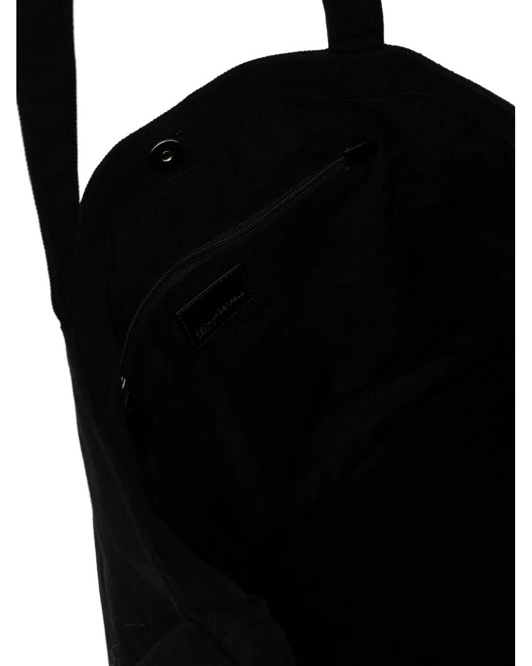 Karl Lagerfeld Black Graphic-Print Tote Bag