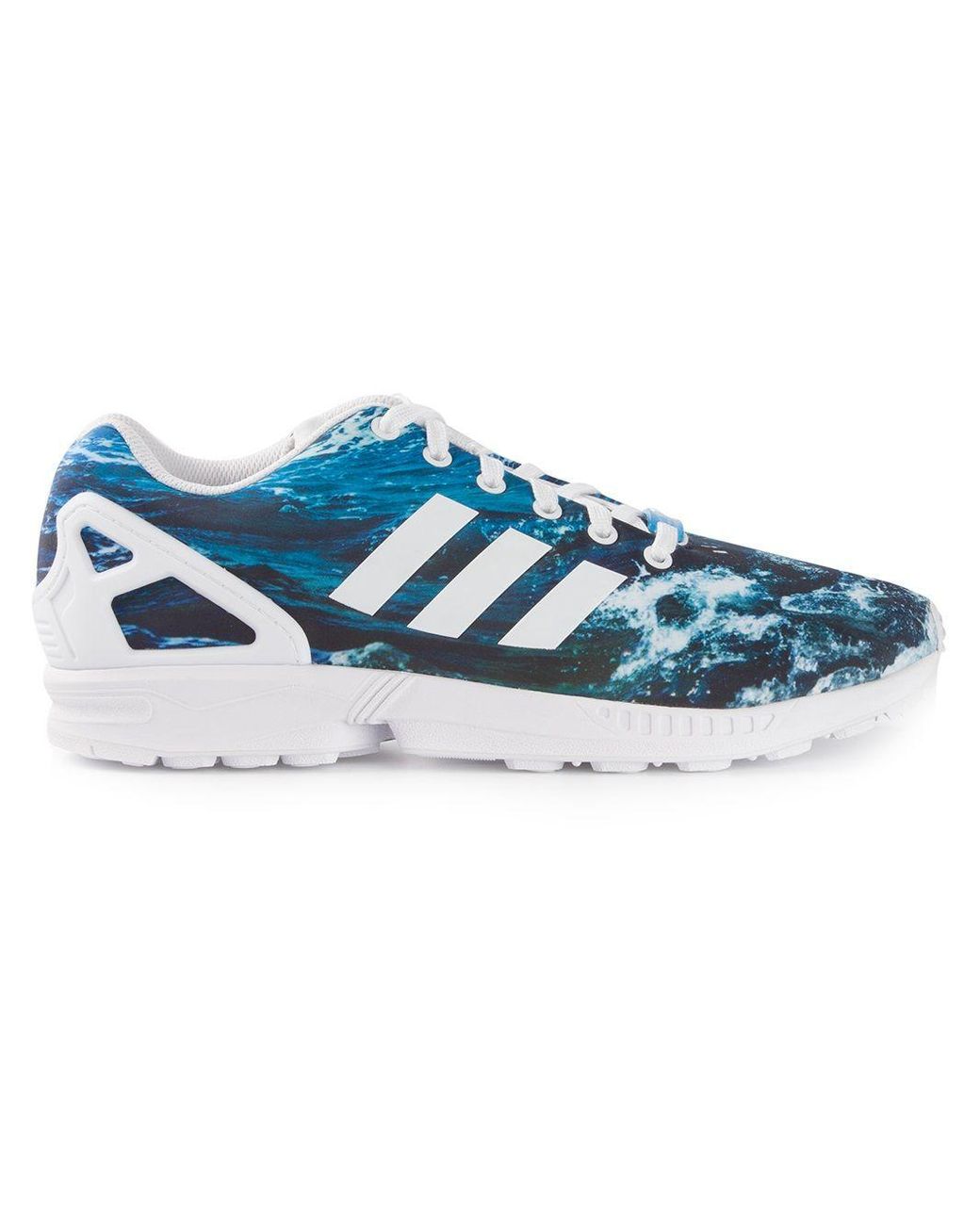 adidas Zx Flux "ocean" Sneakers in Blue for Men | Lyst