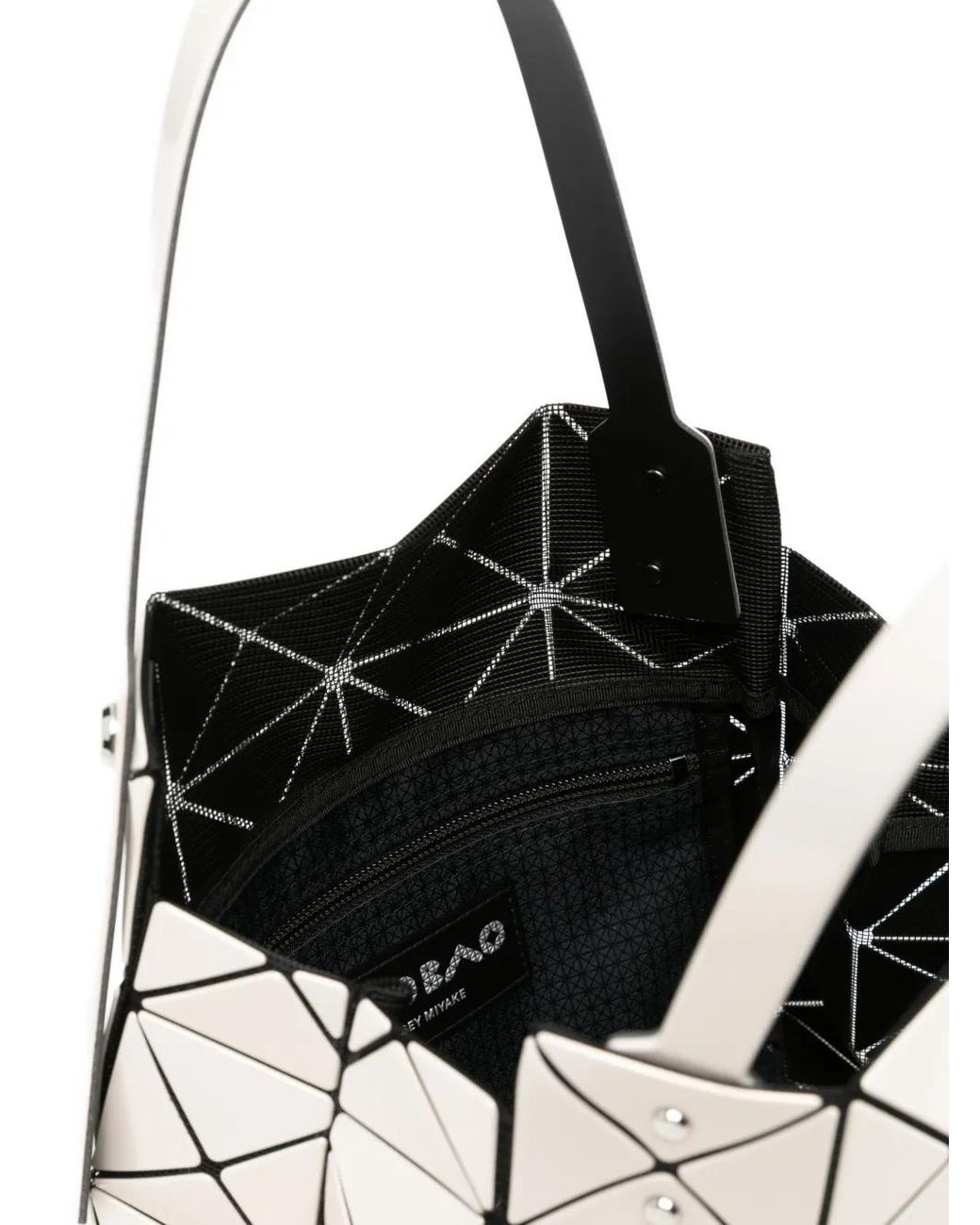 Issey Miyake White Carat Large Handbag