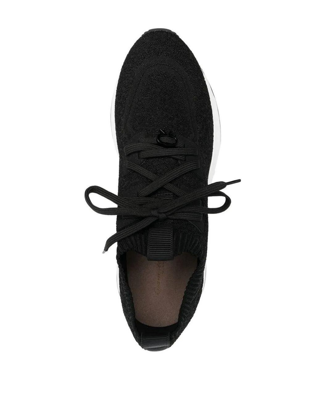 Gianvito Rossi Black Sock-Style Low-Top Sneakers for men