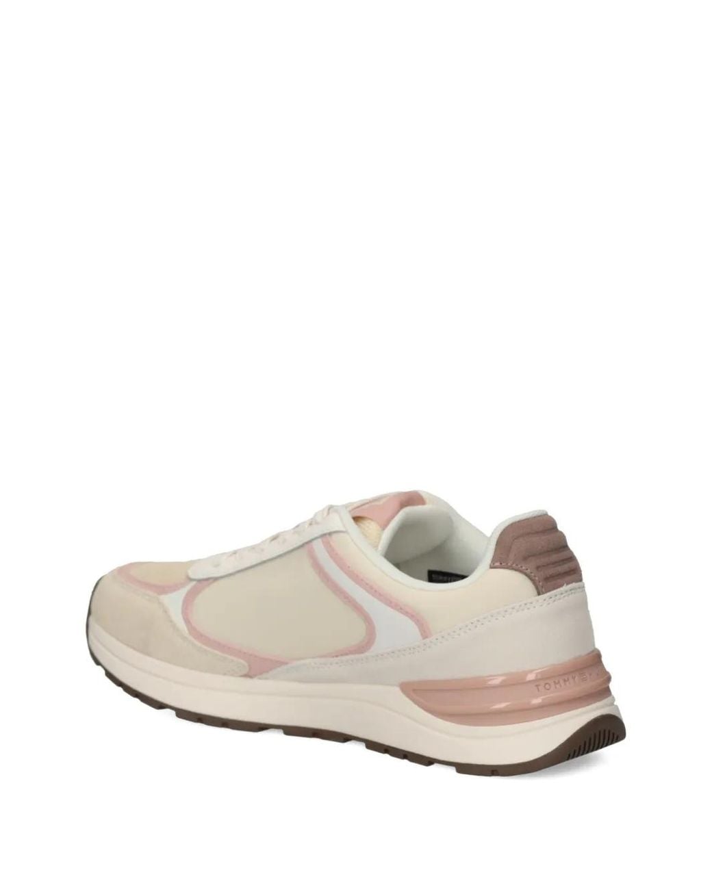 Tommy Hilfiger Natural Leather Panelled Sneakers