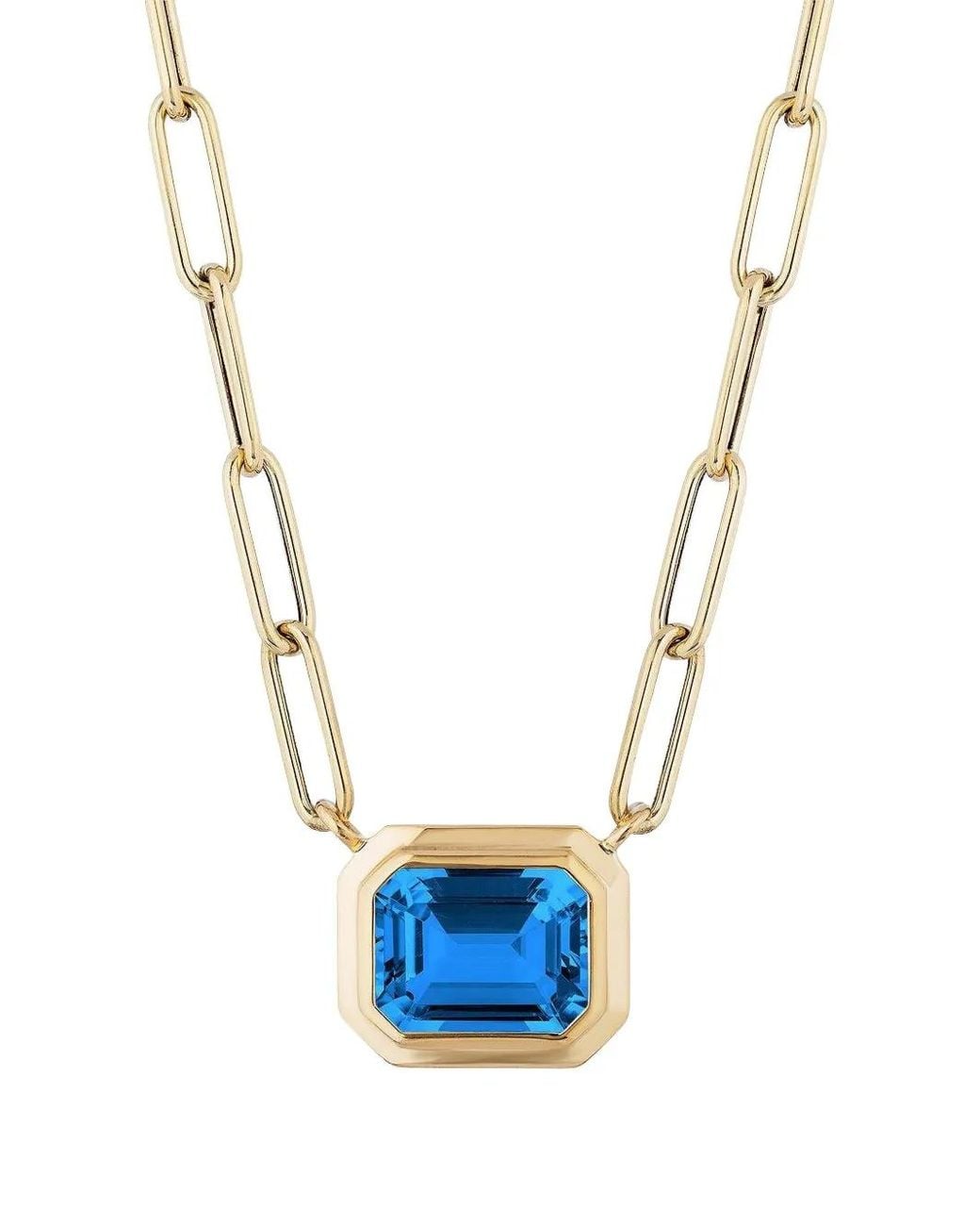 Goshwara Blue 18K Emerald Pendant