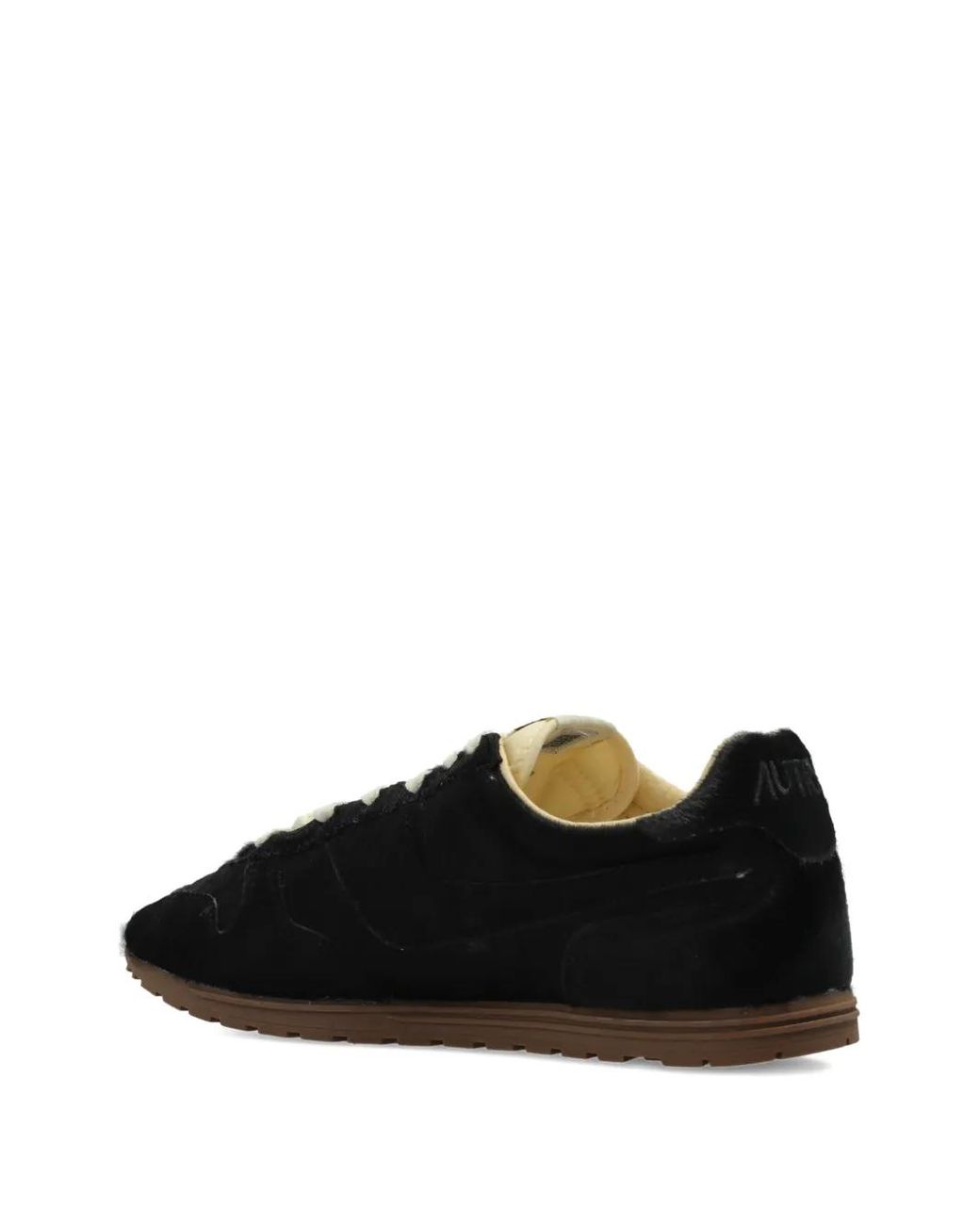 Autry Black Windspin Leather Sneakers