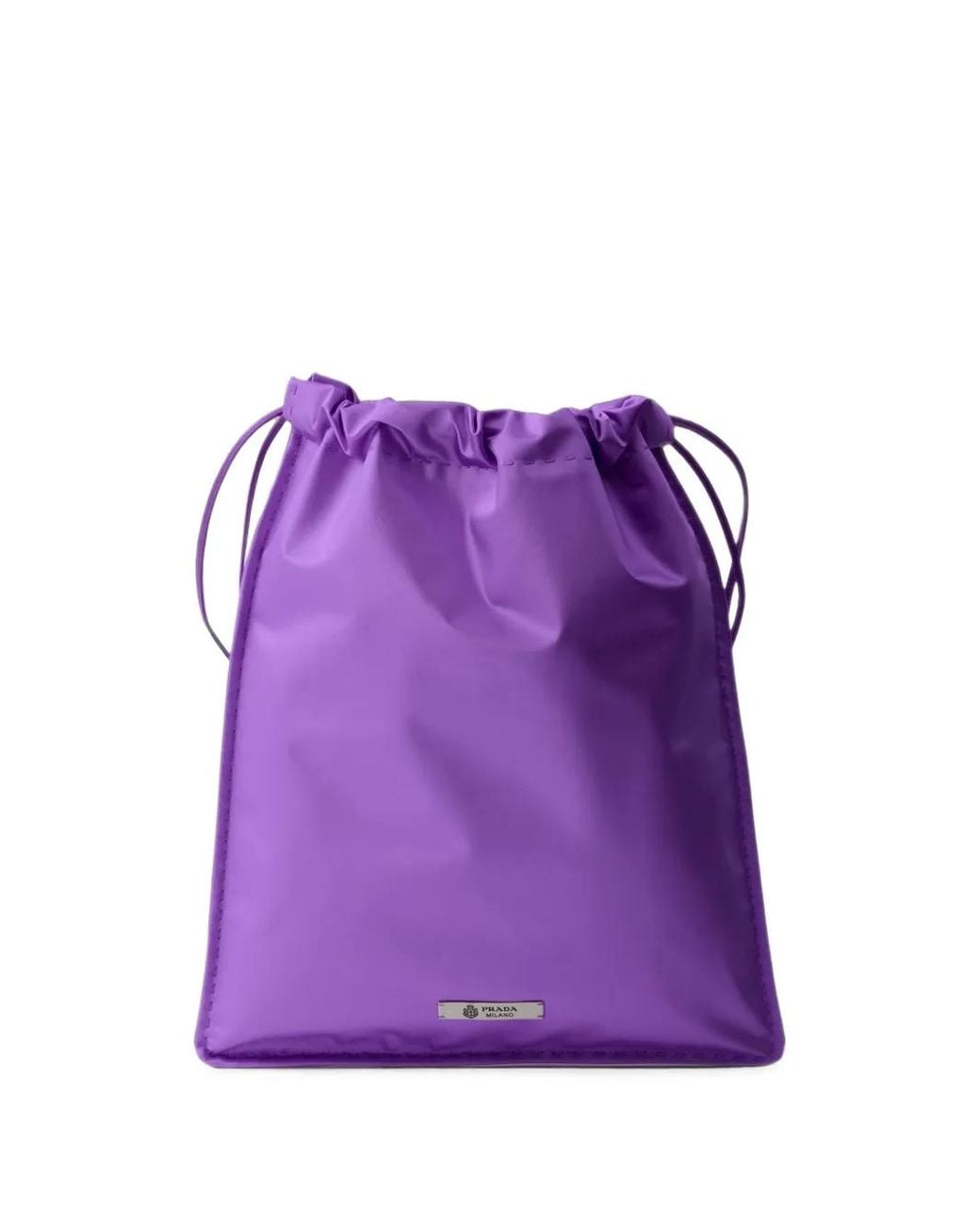 Prada Purple Wish Silk Duchesse Pouch