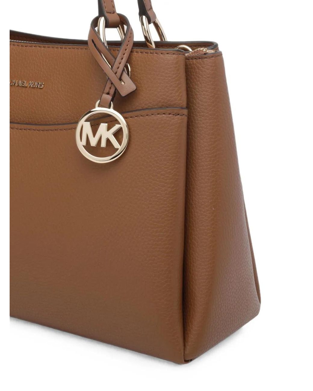 MICHAEL Michael Kors Brown Logo-Plaque Tote Bag