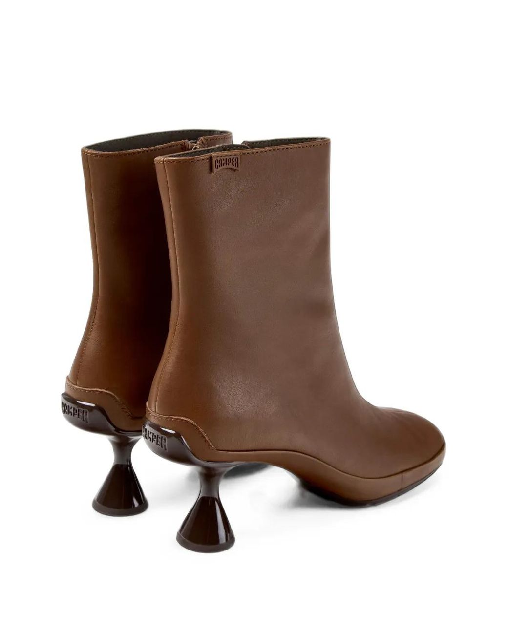 Camper Brown Right Left Ankle Boots