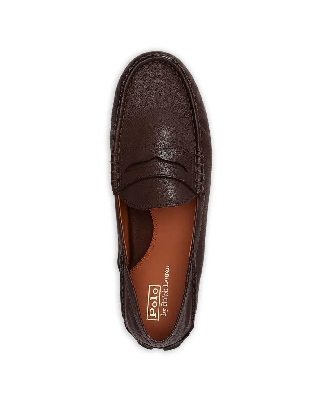 Polo Ralph Lauren White Mocassins Anders En Cuir for men