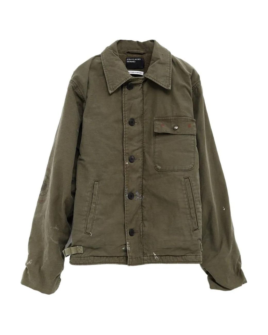 Enfants Riches Deprimes Green Buttoned Pocket Jacket for men