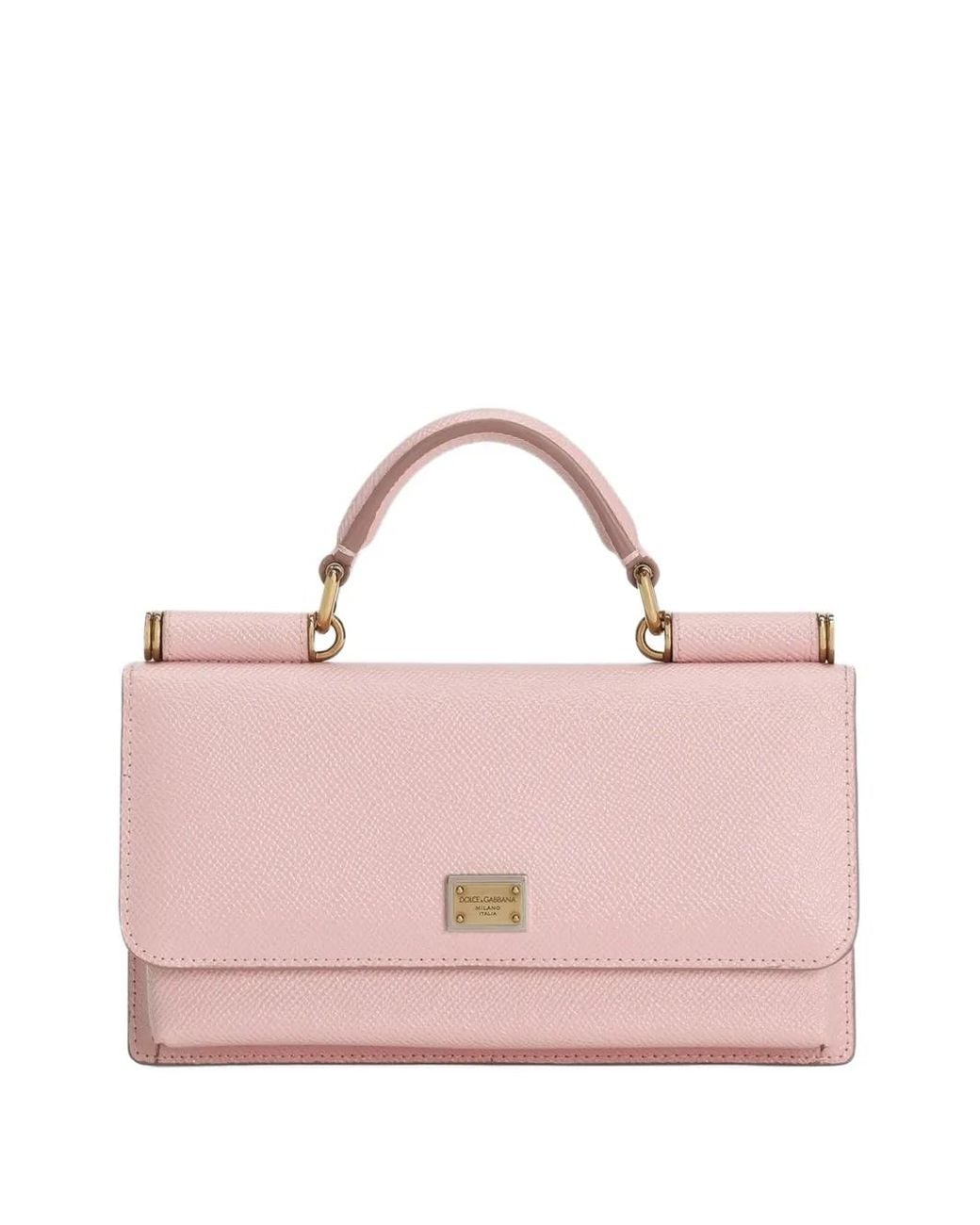 Dolce & Gabbana Pink Leather Mini Bag