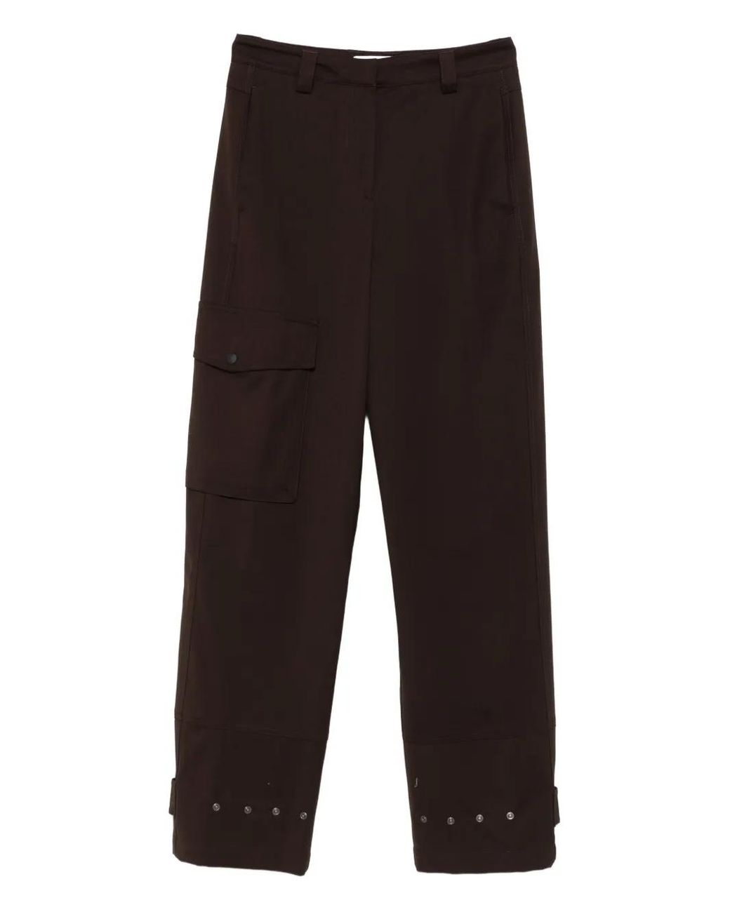 PT Torino Black Cargo Studded Trousers