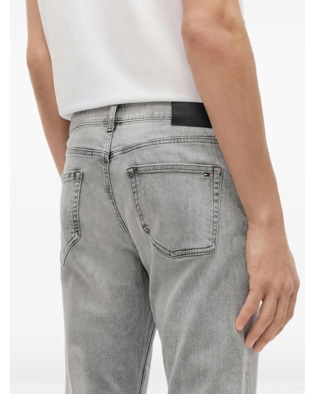 Tommy Hilfiger Gray Scanton Slim-Fit Jeans for men