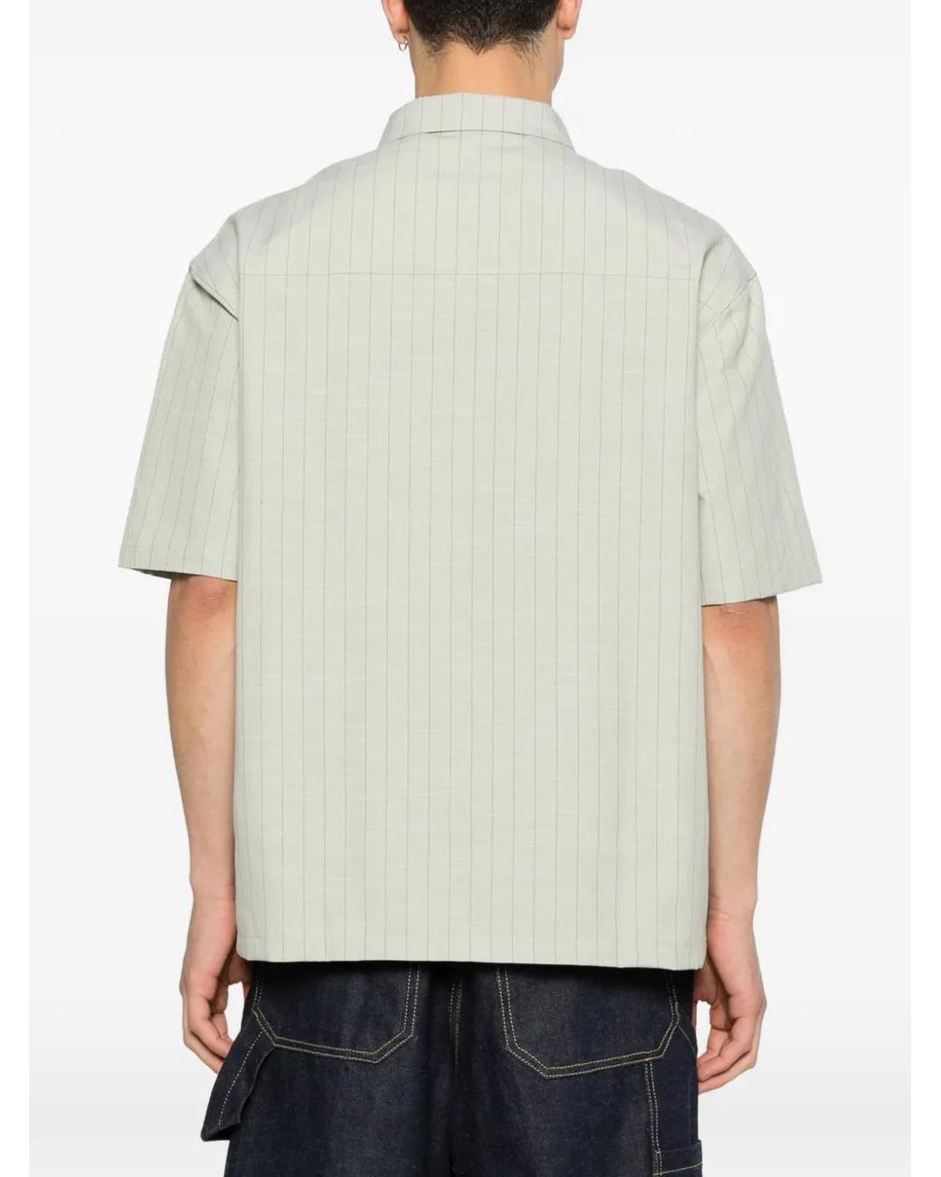 Daily Paper White Striped Shirt for men