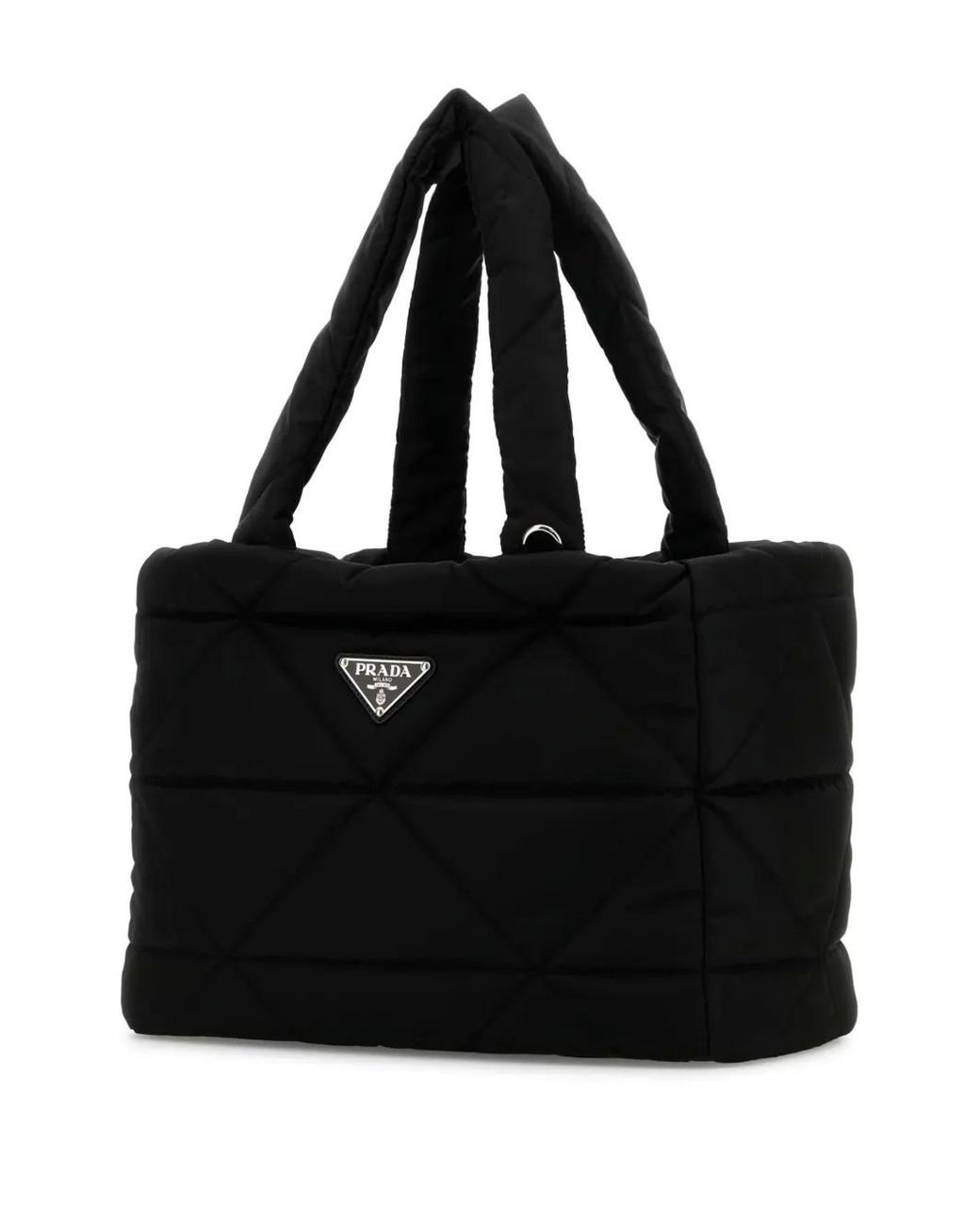 Prada Black Padded Shoulder Bag for men