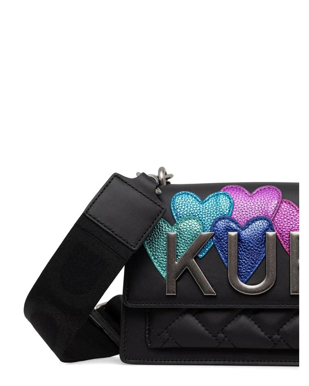 Kurt Geiger Blue Logo-Plaque Cross Body Bag