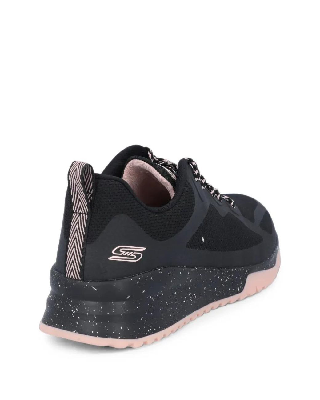 Skechers Black Bobs Speckled-Midsole Sneakers
