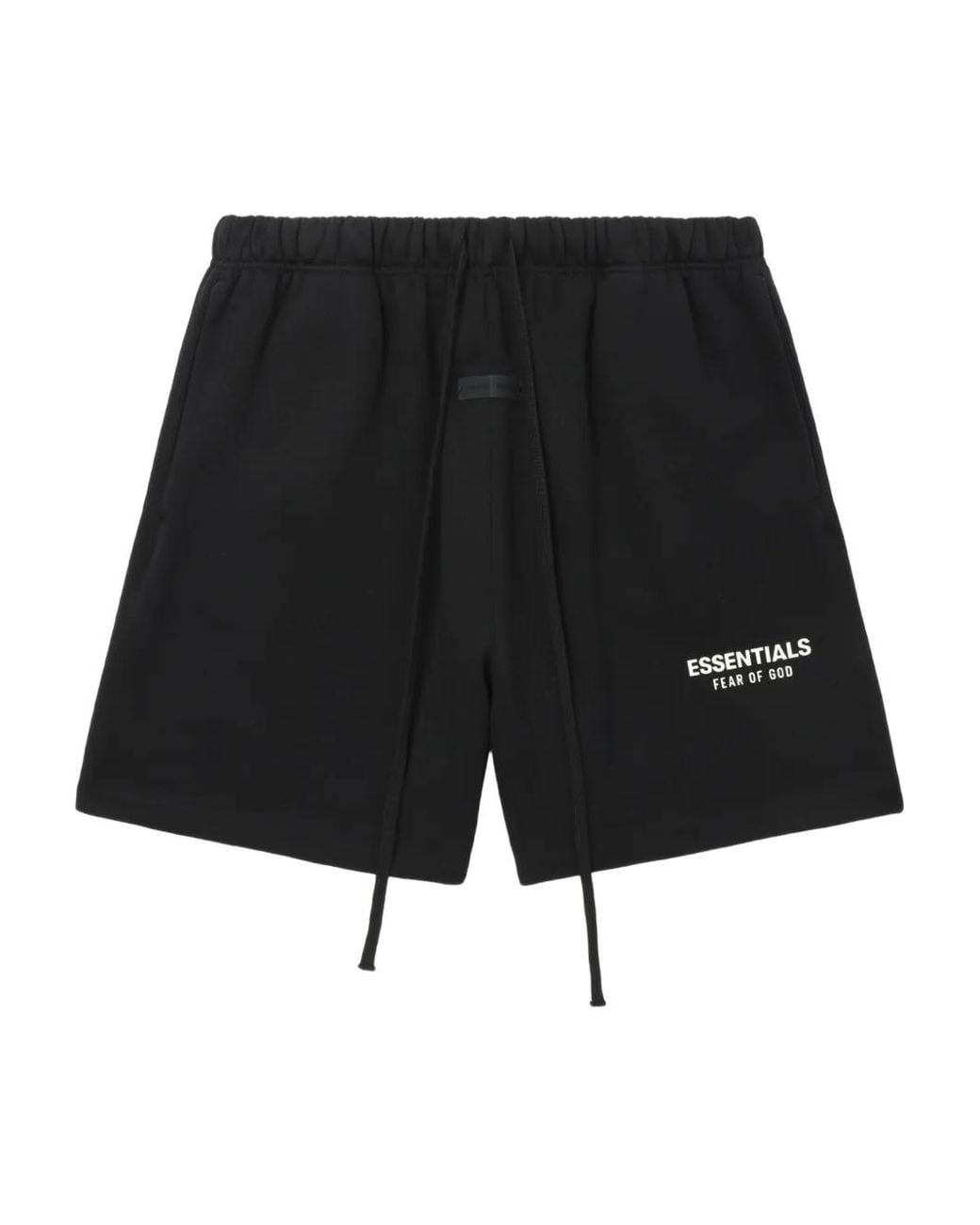 Fear Of God Black Drawstring-Fastening Track Shorts for men
