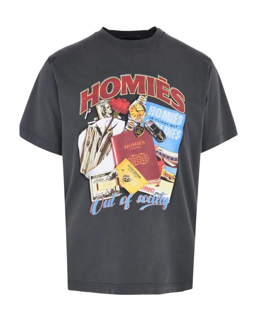 Homies Marbella Gray Out Of Society T-Shirt