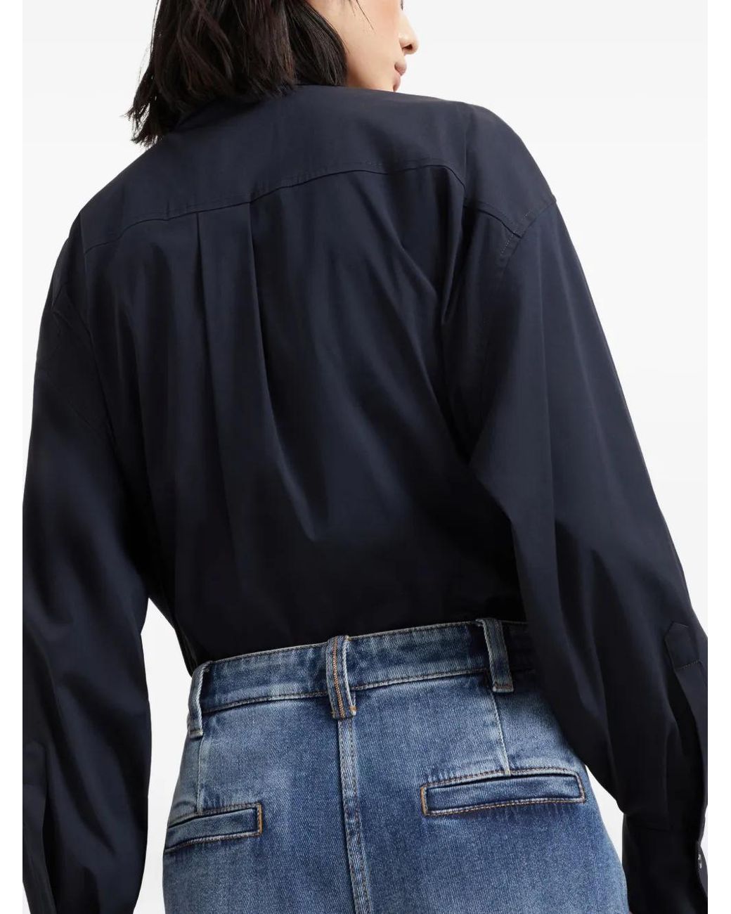 Brunello Cucinelli Blue Wide Leg Denim