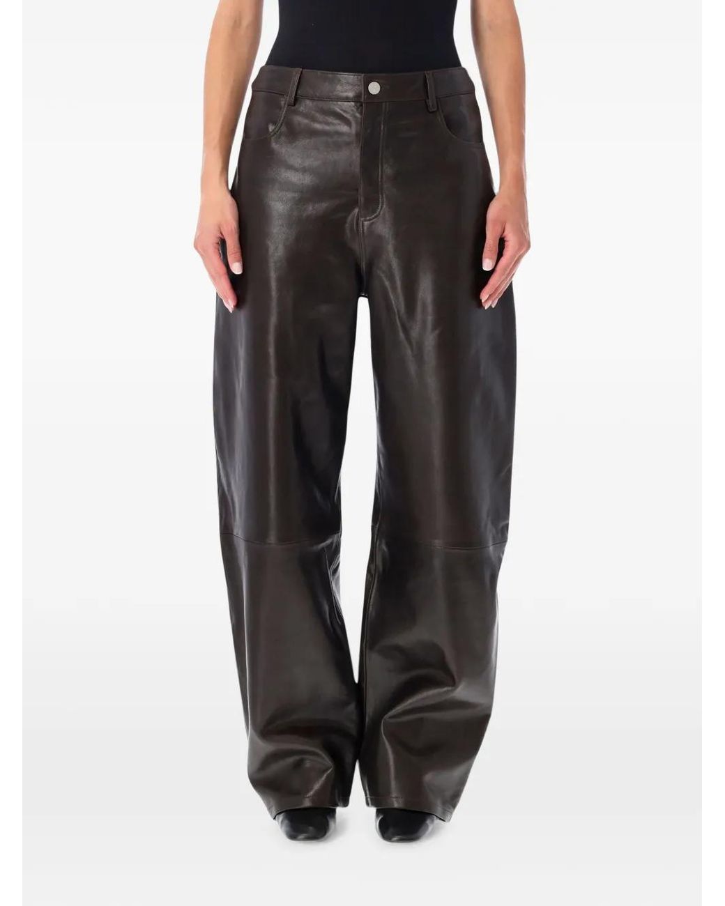 Arma Black Pantalon Ece En Cuir