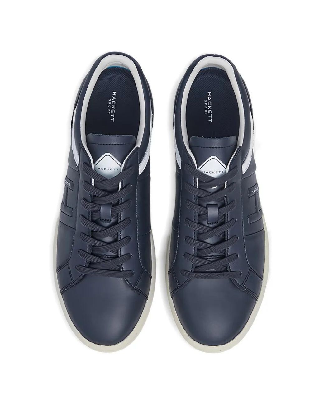 Hackett Blue Stripe Logo Sneakers for men