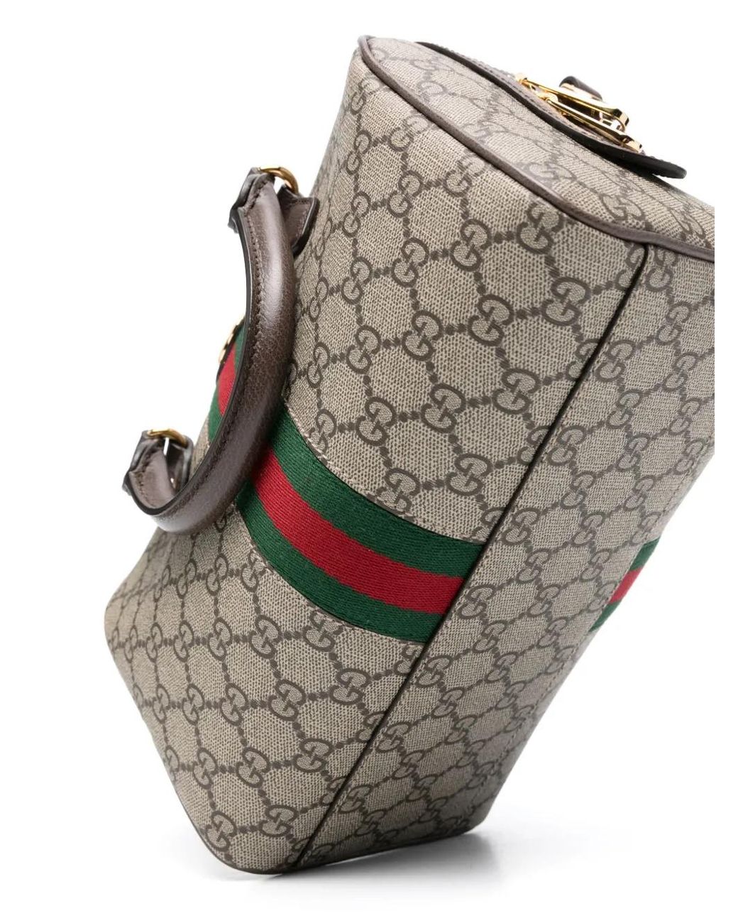 Gucci Black Ophidia Medium Boston Tote Bag
