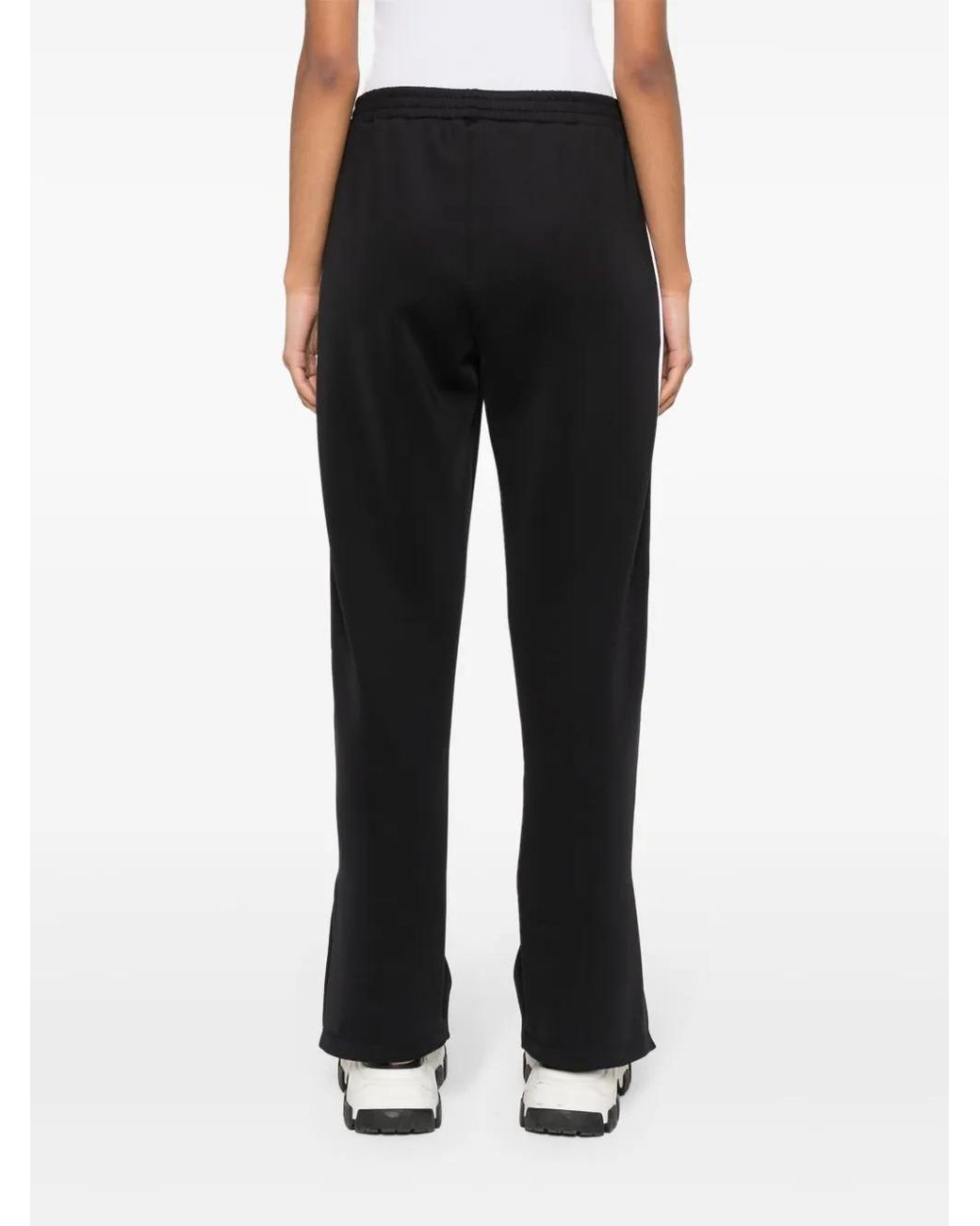 Moncler Black Appliqué-Logo Track Pants