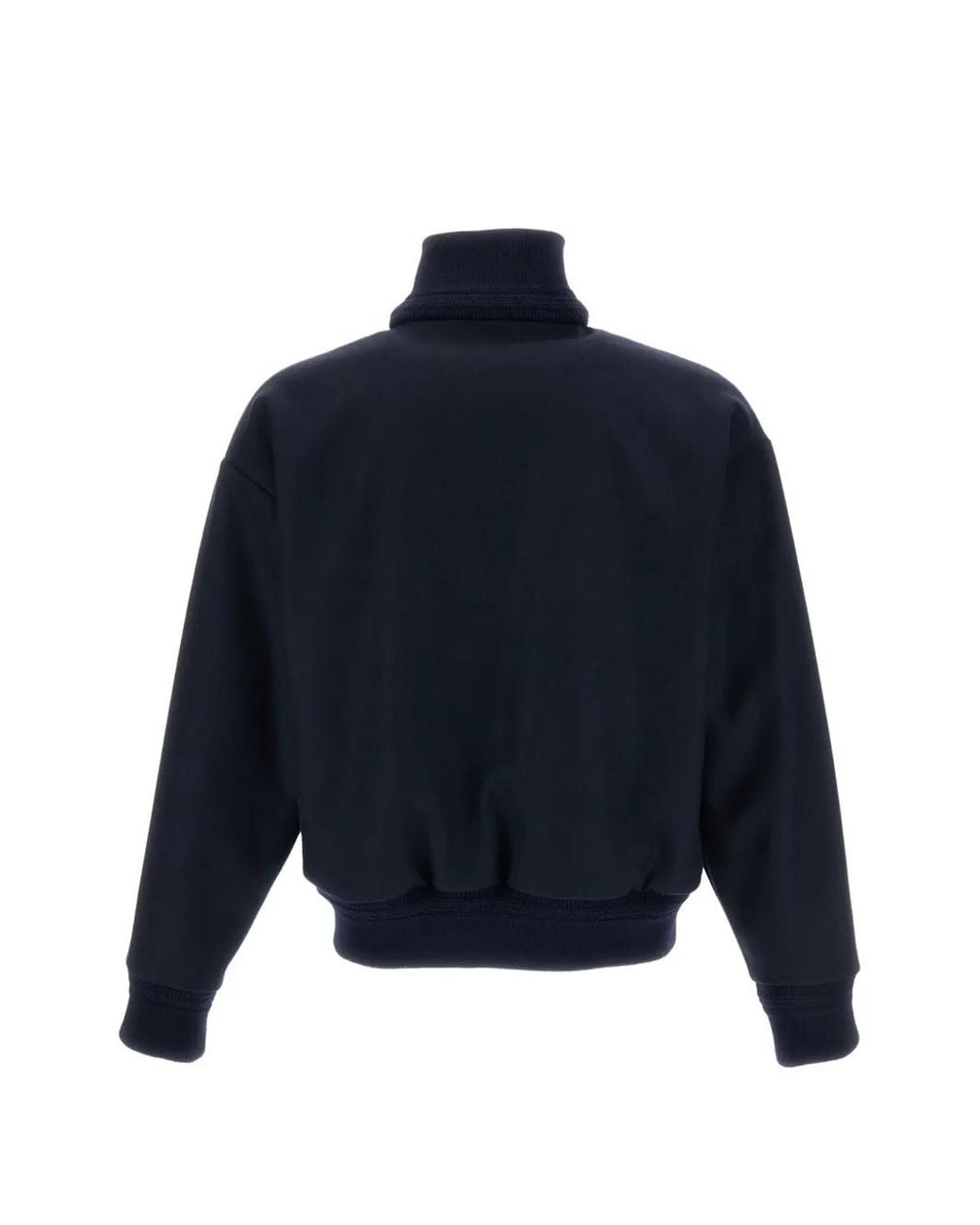 Barena Blue Zip-Up High-Neck Jacket for men