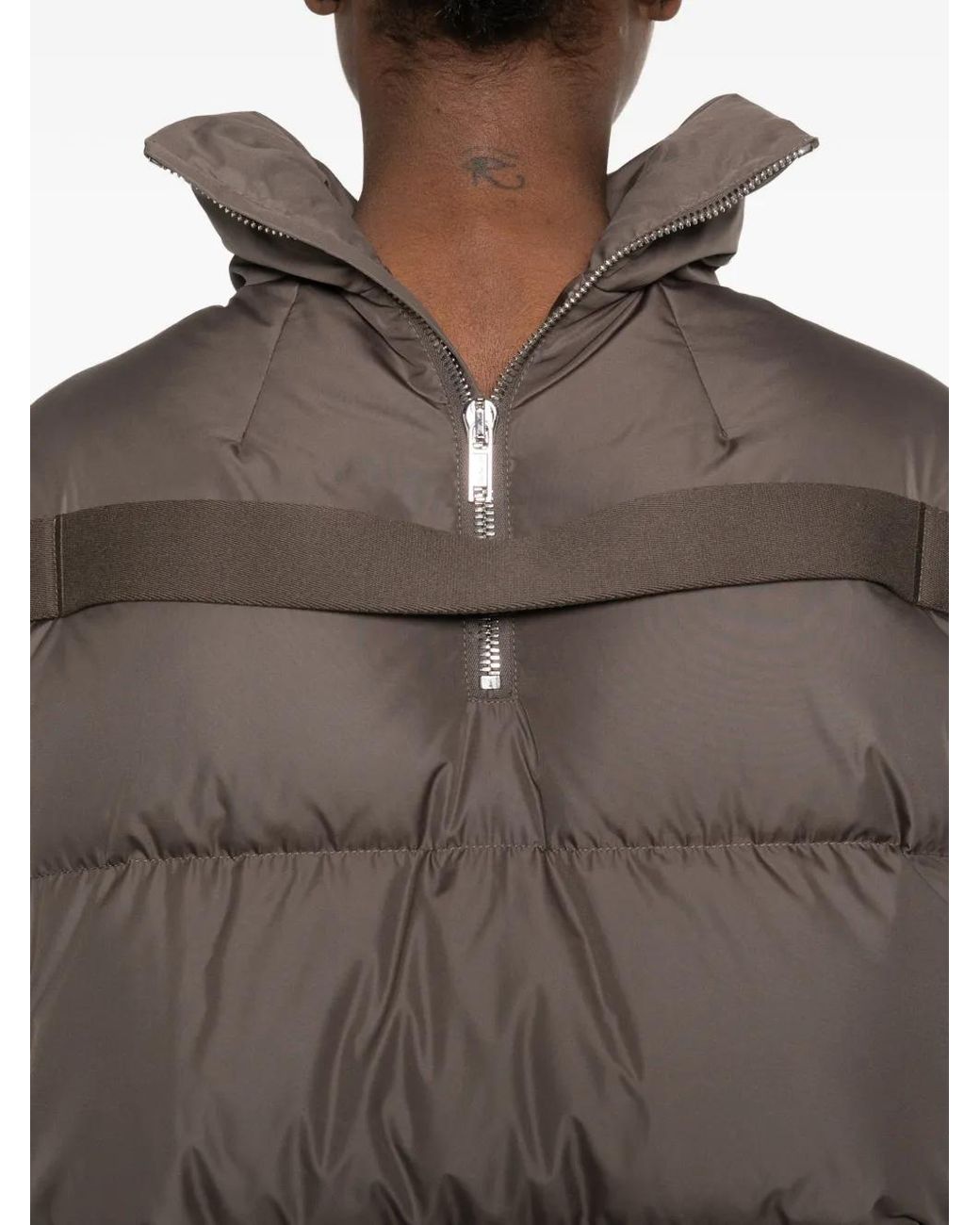 Moncler Brown X Rick Owens Cyclopic Padded Jacket