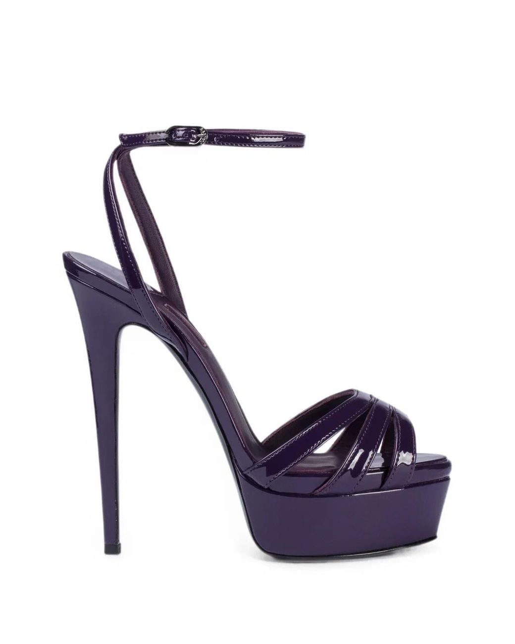 Le Silla Blue Lola Platform Sandals