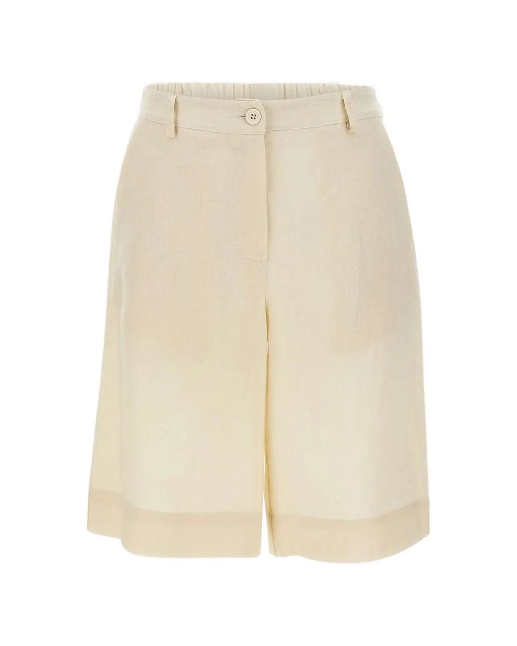 Kaos White Bermuda En Lin