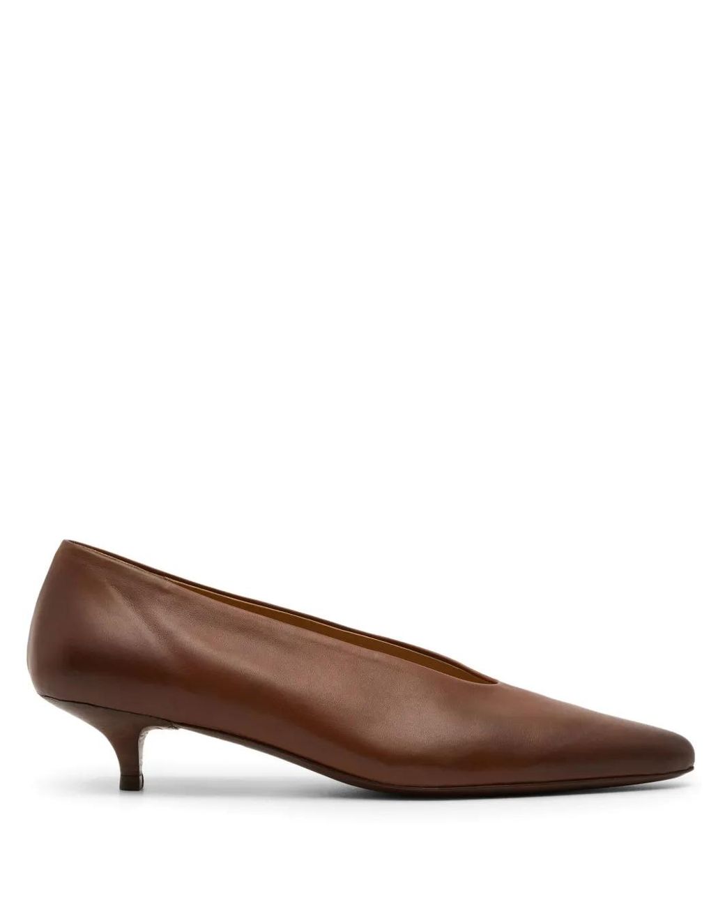 Marsèll Brown Longiforma Leather Pumps
