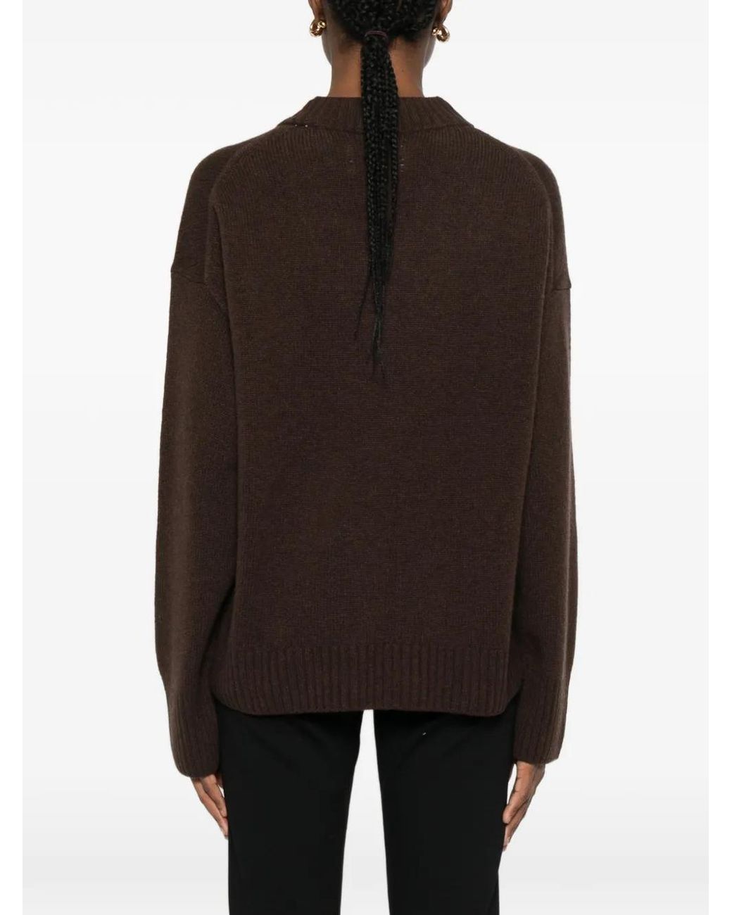 Marc O' Polo Brown V-Neck Sweater