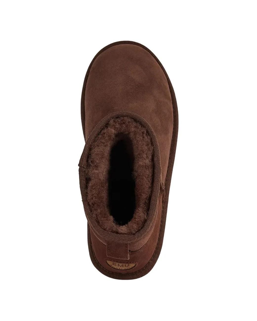 EMU Brown Stinger Micro Suede Ankle Boots