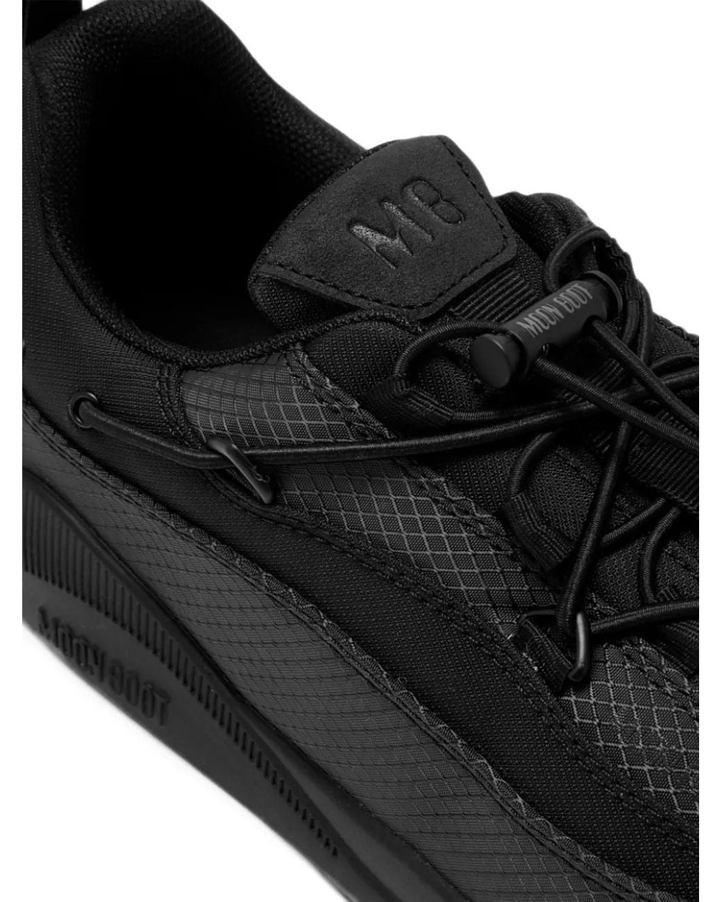 Moon Boot Black Moonlight Nylon Sneakers