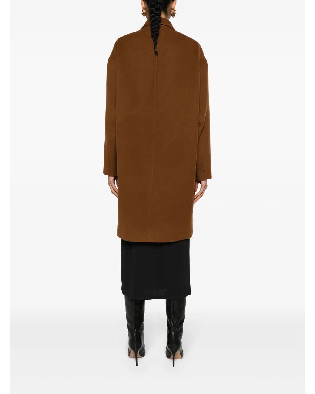 Isabel Marant Brown Efegozi Double-Breasted Coat