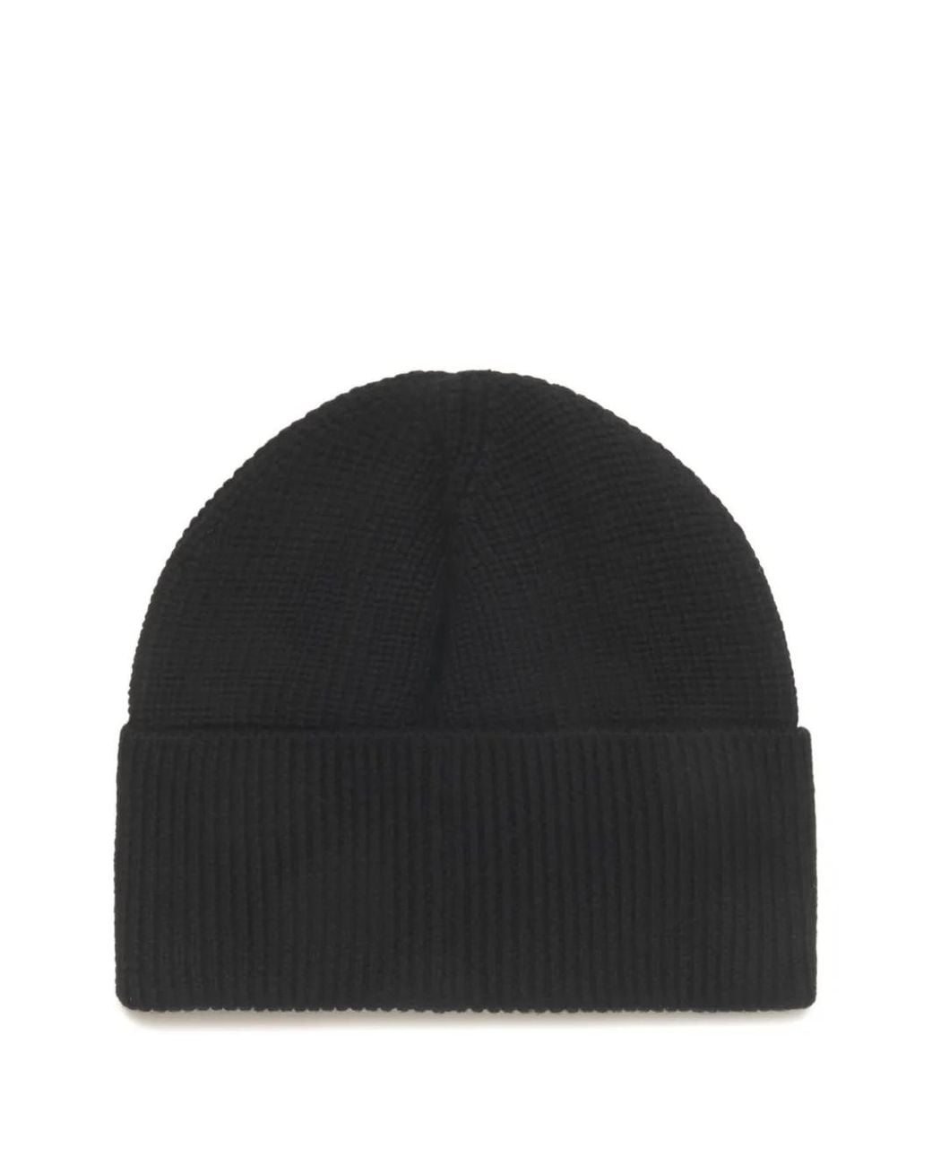 Marni Green Wool Fisherman's Rib Beanie With Patch for men