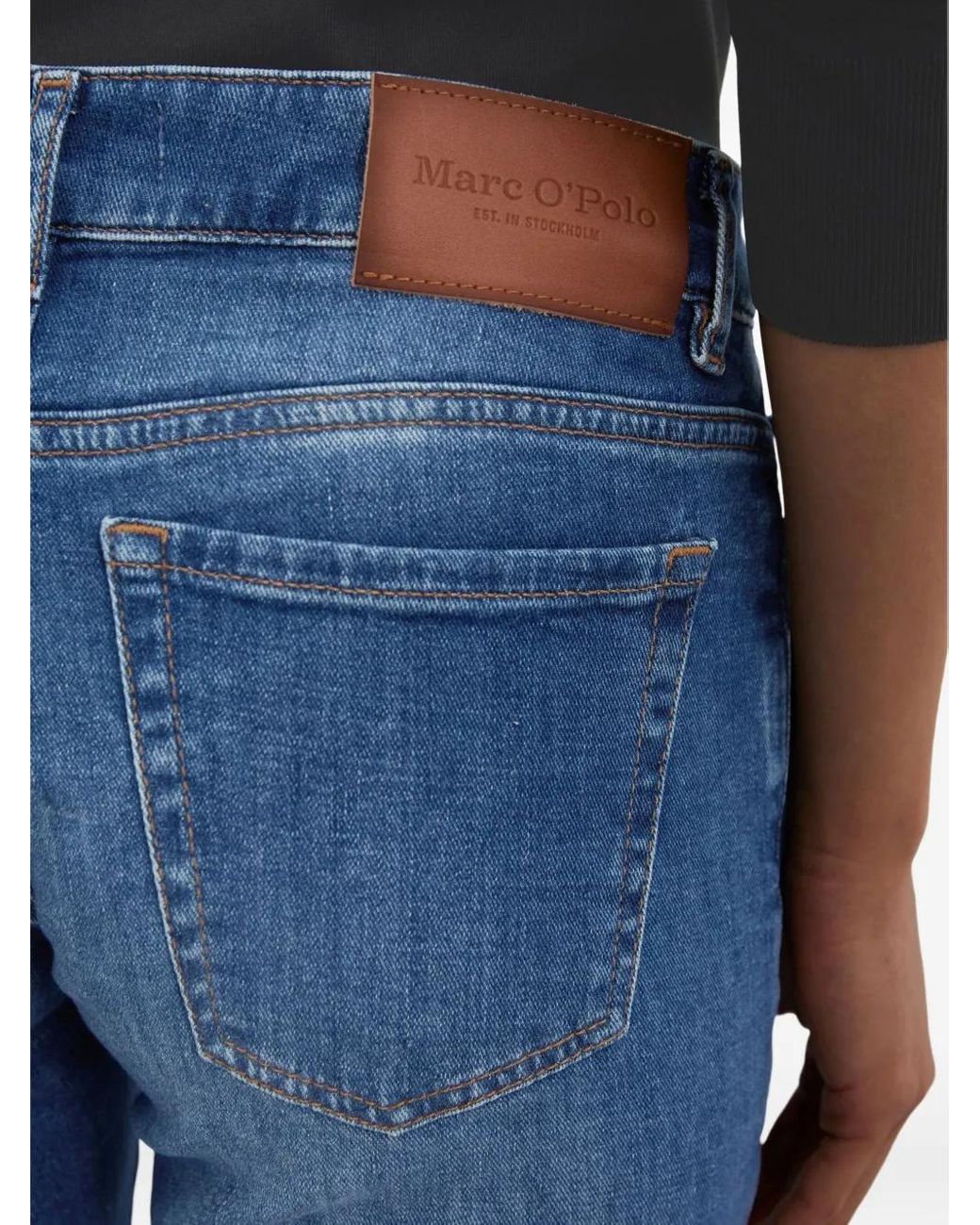 Marc O' Polo Blue Logo-Patch Jeans