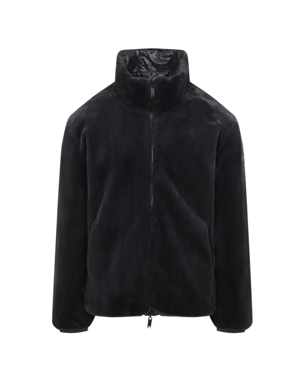 Moose Knuckles Black Reversible Hooded Puffer Jacket for men