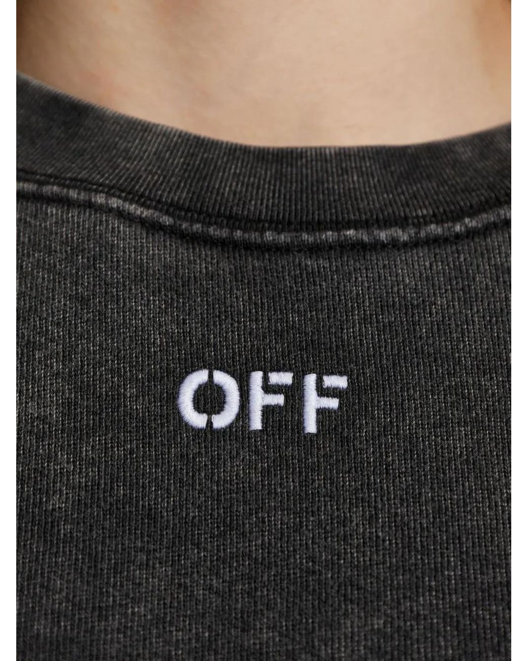 Off-White c/o Virgil Abloh Gray Arrow-Appliqué Sweatshirt