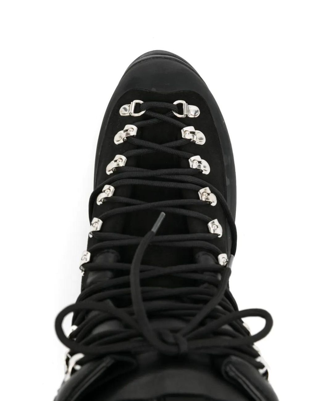 HELIOT EMIL Lace-Up Leather Hiking Boots in Black for Men | Lyst UK