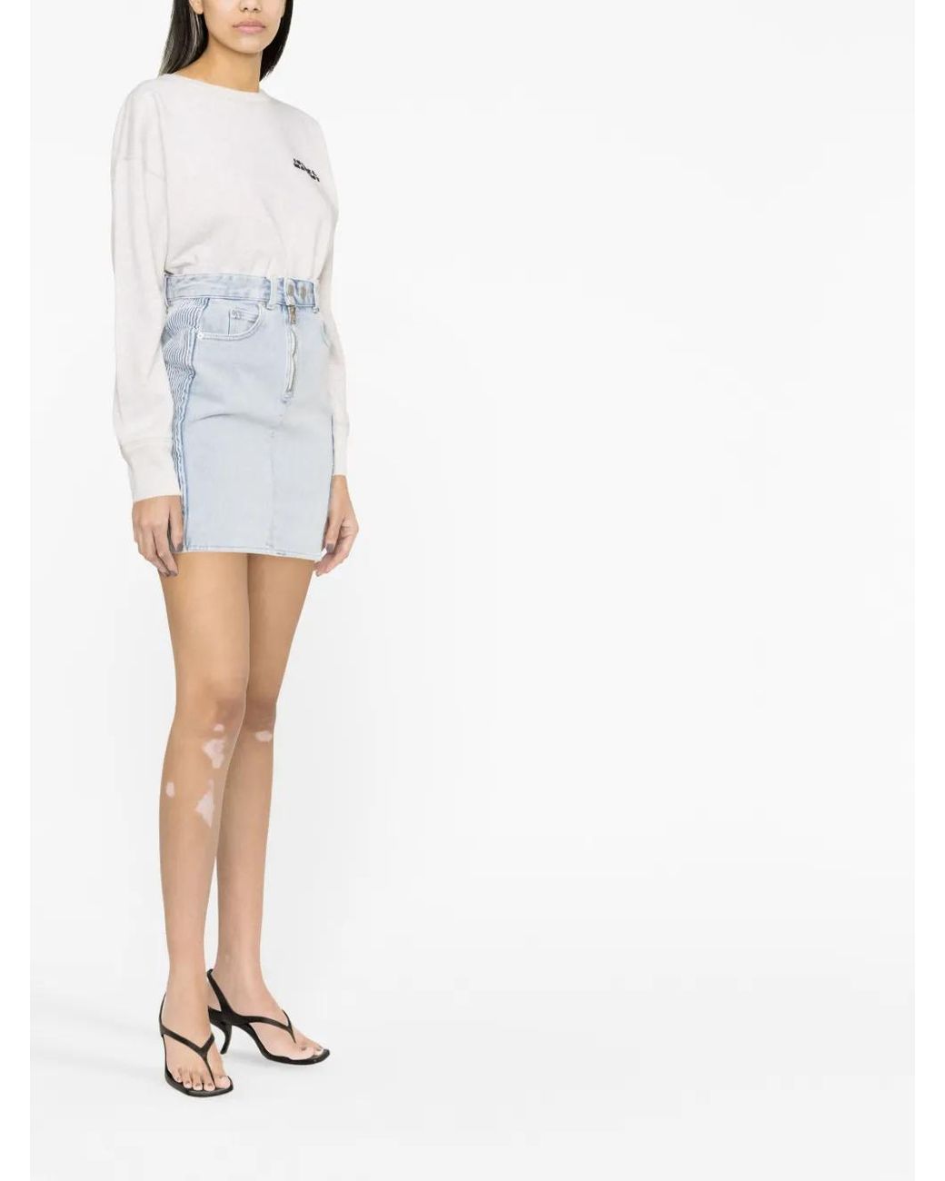 Isabel Marant Blue Vabelia Midi Skirt