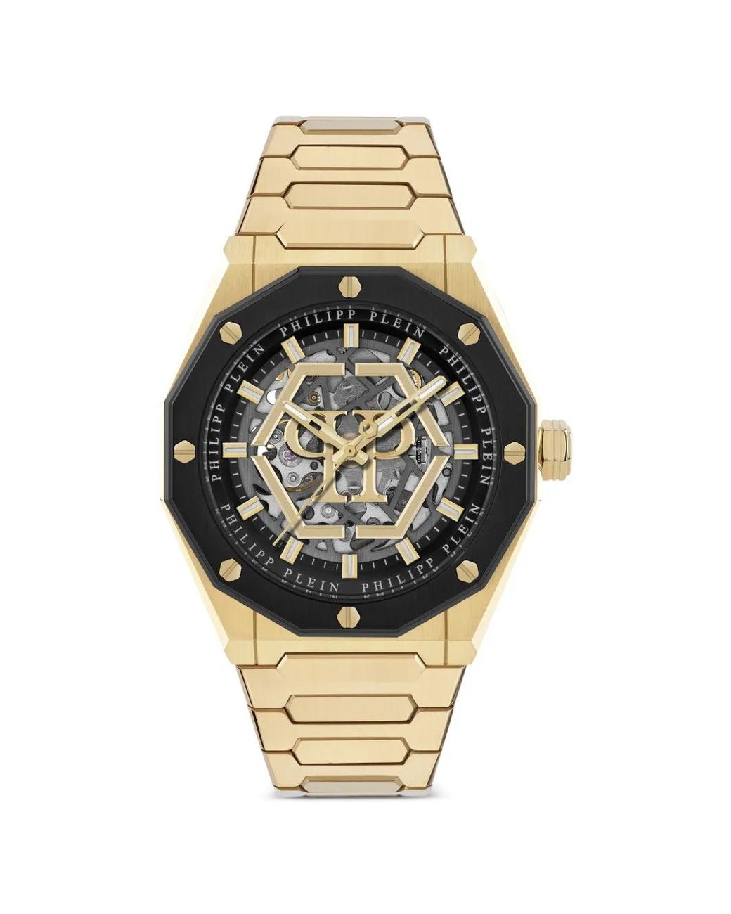 Philipp Plein Metallic Montre Plein Deluxe for men
