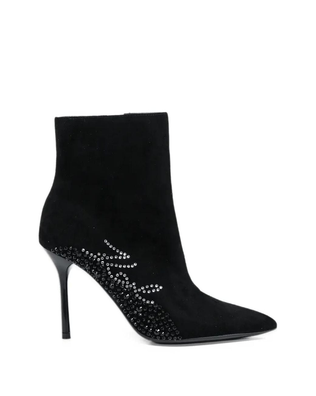 Karl Lagerfeld Black Sarabande Ankle Boots