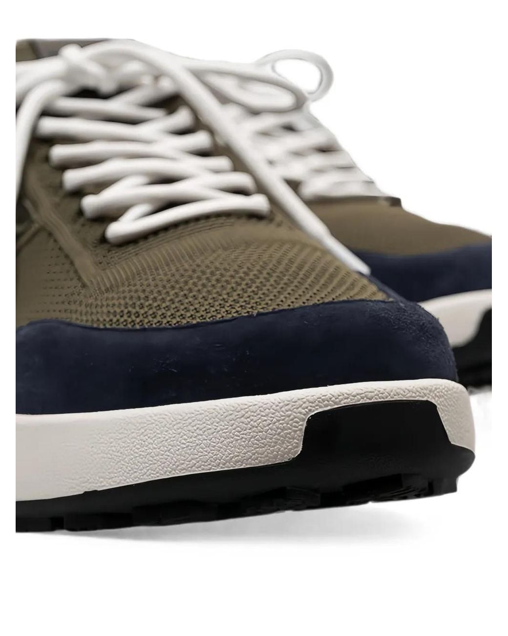 Kiton Gestrickte Sneakers Mit Einsatz in White für Herren